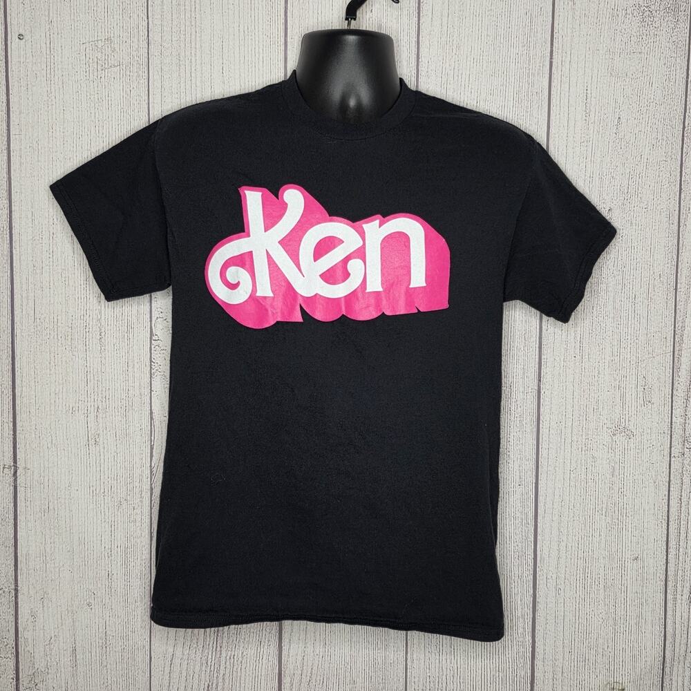 Barbie Movie Ken Graphic T Shirt Pink Logo Unisex Size Medium
